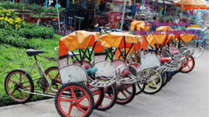 bảng giá xích lô Huế, đặt tour xích lô ở Huế..